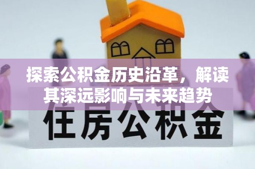 平坝探索公积金历史沿革，解读其深远影响与未来趋势